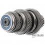 Wał napędowy mechanizmu różnicowego nr 2 VAG eHybrid DQ400 0DD - 26 (Ř 85,75 mm) / 61 (Ř 133,20 mm) / 42 (Ř 84,85 mm) / 50 (Ř 119,50 mm) / 45 (Ř 93,60 mm)