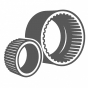 Tuleje wielowypustowe, sprzęgła 4WD AW55-50SN, AW55-51SN AISIN