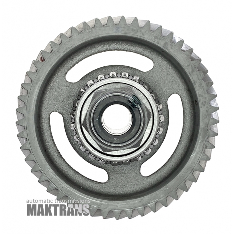 Wał pośredni mechanizmu różnicowego TOYOTA eCVT P710 3090042020  Koło zębate napędowe 20 zębów [średnica zewnętrzna 63,50 mm, 3 nacięcia] koło zębate napędzane 49 zębów [średnica zewnętrzna 138,30 mm, nienacięte]