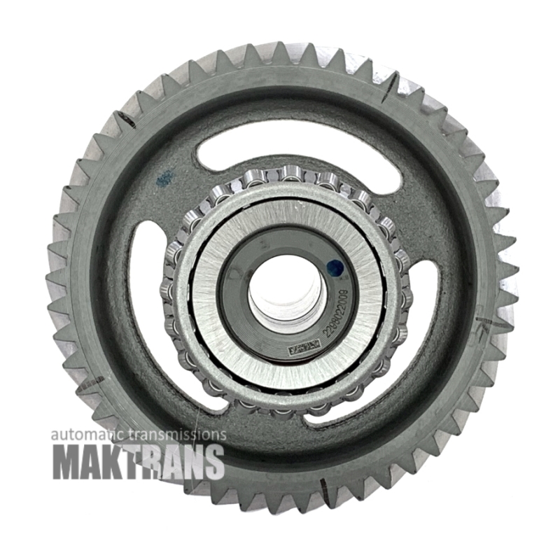 Wał pośredni mechanizmu różnicowego TOYOTA eCVT P710 3090042020  Koło zębate napędowe 20 zębów [średnica zewnętrzna 63,50 mm, 3 nacięcia] koło zębate napędzane 49 zębów [średnica zewnętrzna 138,30 mm, nienacięte]