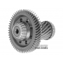 Wał pośredni mechanizmu różnicowego  A6MF2 457203B802 Kia Sorento, Santa Fe 09-12 2.4L (17T, OD 66 mm, 4 marks / 53T, OD 143 mm, 2 marks)