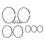 Komplet plastikowych [PEEK] i żeliwnych dzielonych kompresyjnych pierścieni ZF 6HP19  [7 dzielonych pierścieni w komplecie] 