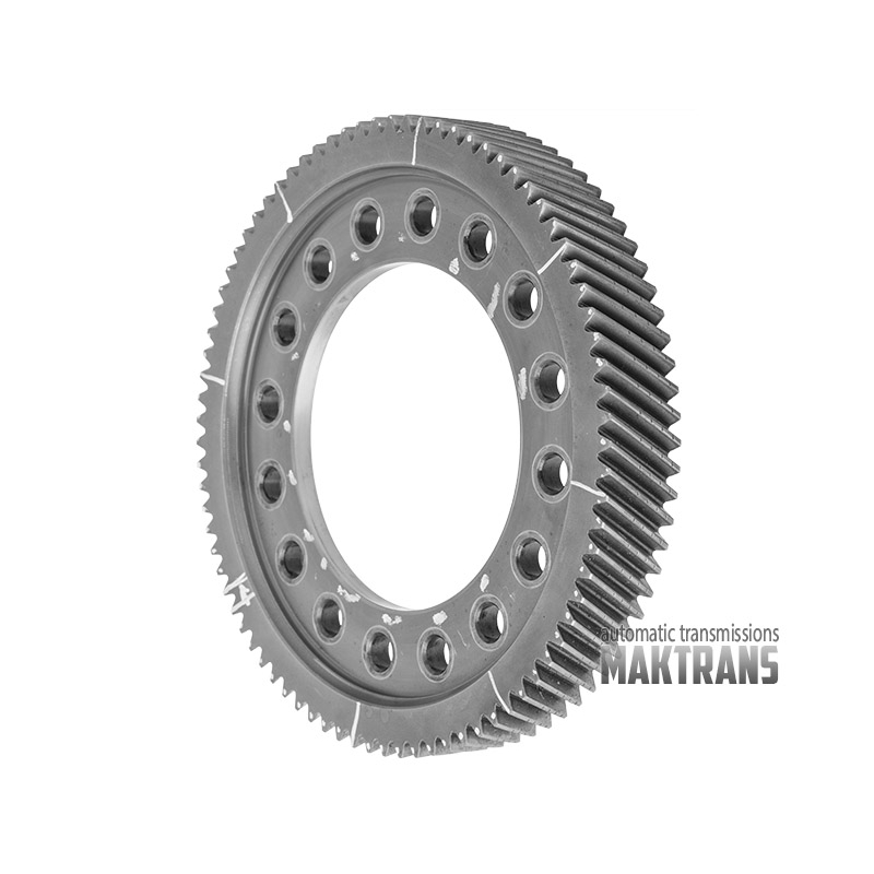 Koło pierścieniowe mechanizmu różnicowego TOYOTA eCVT [3. Gen] P314 3090033030  [81 zębów, 4 ślady, średnica zewnętrzna 227,40 mm, 16 otworów mocujących]