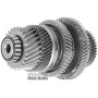 Wał napędowy mechanizmu różnicowego nr 2 724.0 7G-DCT  [41T [90,65mm]  56T [143,70mm]  49T [128,50mm]  43T [103,35mm]  koło zębate mechanizmu różnicowego - 26T [92 mm] A2462606720 A2462601701 A2462604220 A2462603600 A2462608500 A 246 260 67 20 A 246 
