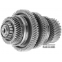 Wał napędowy mechanizmu różnicowego nr 2 724.0 7G-DCT  [41T [90,65mm]  56T [143,70mm]  49T [128,50mm]  43T [103,35mm]  koło zębate mechanizmu różnicowego - 26T [92 mm] A2462606720 A2462601701 A2462604220 A2462603600 A2462608500 A 246 260 67 20 A 246 