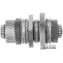 Wał napędowy mechanizmu różnicowego nr 2 724.0 7G-DCT  [41T [90,65mm]  56T [143,70mm]  49T [128,50mm]  43T [103,35mm]  koło zębate mechanizmu różnicowego - 26T [92 mm] A2462606720 A2462601701 A2462604220 A2462603600 A2462608500 A 246 260 67 20 A 246 