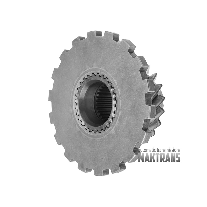 Koło zębate czynne mechanizmu różnicowego F4A51 F5A51 [OD 89.40mm, 21T, bez nacięć]  z kołem zębatym parkowania [OD 140 mm, 18T, grubość koła zębatego 8.70 mm]