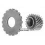 Koło zębate czynne mechanizmu różnicowego F4A51 F5A51 [OD 89.40mm, 21T, bez nacięć]  z kołem zębatym parkowania [OD 140 mm, 18T, grubość koła zębatego 8.70 mm]