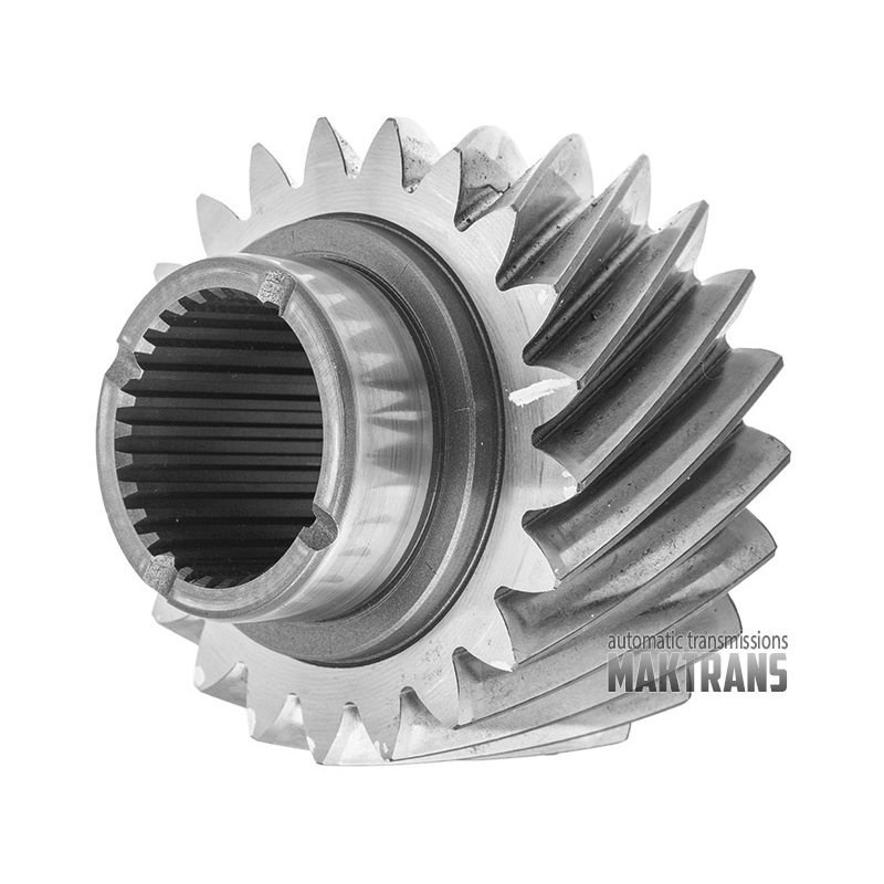 Koło zębate czynne mechanizmu różnicowego F4A51 F5A51 [OD 89.40mm, 21T, bez nacięć]  z kołem zębatym parkowania [OD 140 mm, 18T, grubość koła zębatego 8.70 mm]
