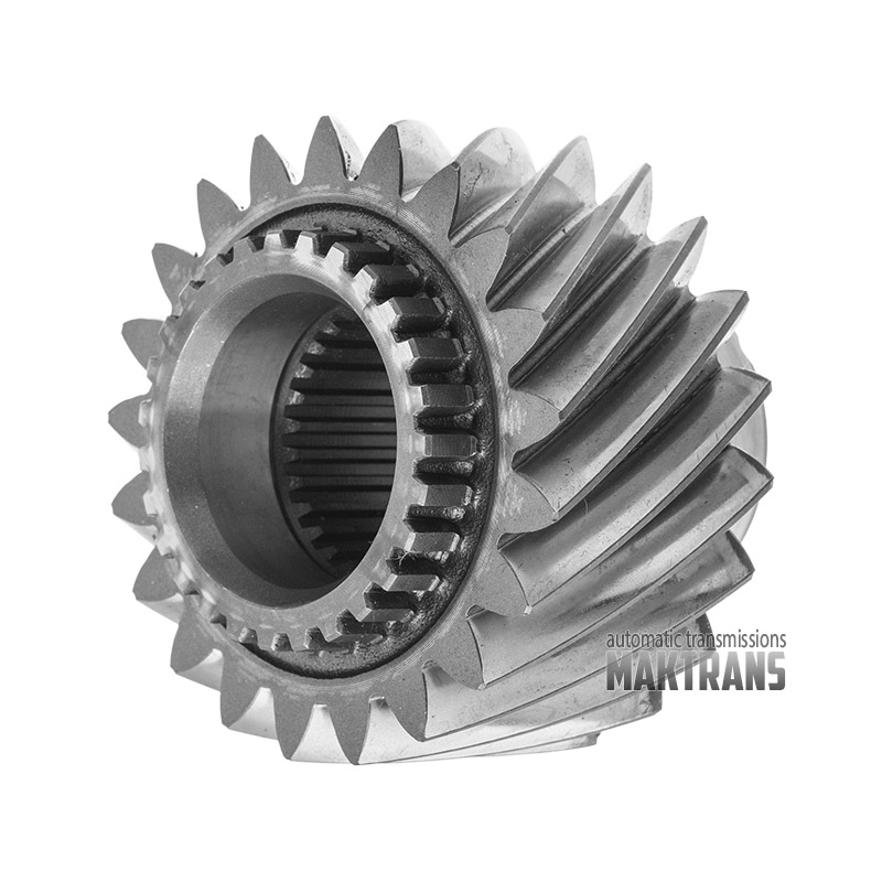 Koło zębate czynne mechanizmu różnicowego F4A51 F5A51 [OD 89.40mm, 21T, bez nacięć]  z kołem zębatym parkowania [OD 140 mm, 18T, grubość koła zębatego 8.70 mm]