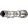 Koło słoneczne przednie z wałem RE5R05A 02-up - długość całkowita 234 mm, 42 zęby (Ř zew. 65 mm)