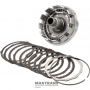 Piasta pompy oleju (stojan), bęben B1 Brak Mercedes-Benz 722.6 - 4x4 Jednokierunkowe tarcze cierne (całkowita grubość zestawu 20,65 mm), R1402722224, A1402722224