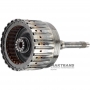 Wał wejściowy z koszem sprzęgłowym E Clutch ZF 6HP26 ZF 6HP28 (całkowita wysokość wału 308 mm, średnica wału u podstawy 30 mm, 7 tarcz ciernych)