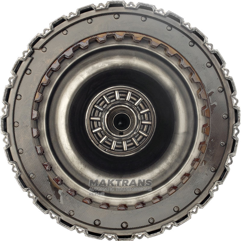 Wał wejściowy z koszem sprzęgłowym E Clutch ZF 6HP26 ZF 6HP28 (całkowita wysokość wału 308 mm, średnica wału u podstawy 30 mm, 7 tarcz ciernych)