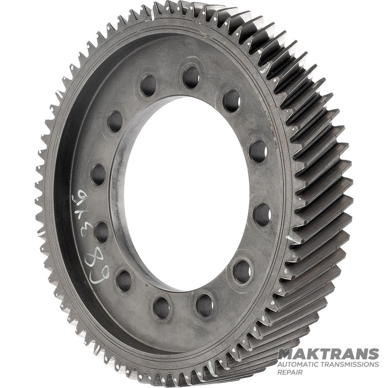 Koło zębate walcowe skośne mechanizmu różnicowego (68 zębów, 12 śrub mocujących, średnica zewnętrzna 199,75 mm) 4hp16