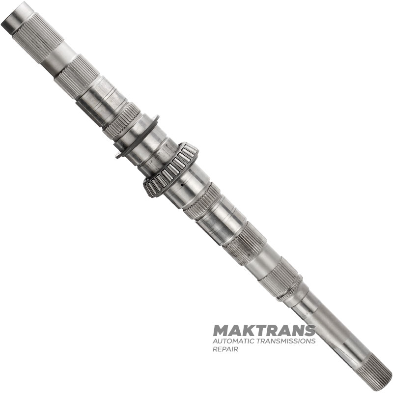 Wał podstawowy VAG DSG DL501 0B5 — 0B5307215P, długość 587 mm, z łożyskiem igiełkowym na części końcowej