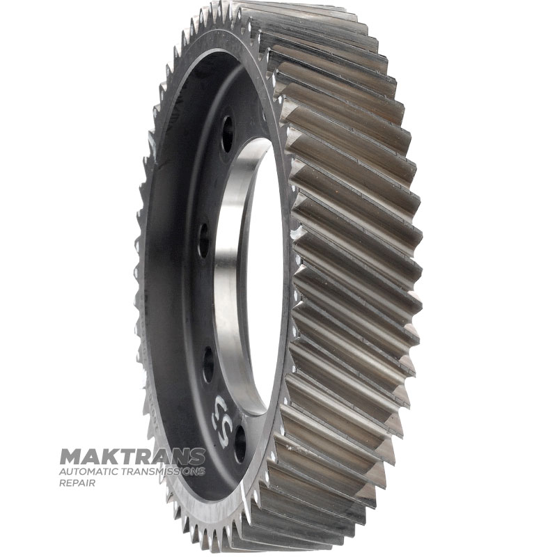 Koło zebate śrubowe mechanizmu różnicowego (53T, OD182mm, 33mm, 8 otworów montażowych)