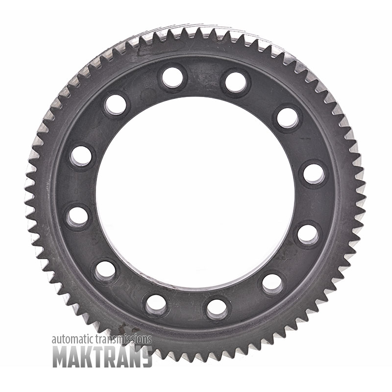 Przekładnia główna mechanizmu różnicowego [19 \ 74] TOYOTA U760E U760F  [koło zębate śrubowa mechanizmu różnicowego 74 zęby [Ø 210,60 mm], wał pośredni 19 [Ø 59,10 mm] \ 46 zębów [Ø 141,95 mm]