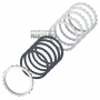 Zestaw tarcz ciernych i przekładek stalowych Low / Reverse Chlutch  DOODGE / CHRYSLER 42RLE  4897453AA 4659055 4567573AB [całkowita grubość zestawu 24,45 mm, 5 tarcz ciernych]
