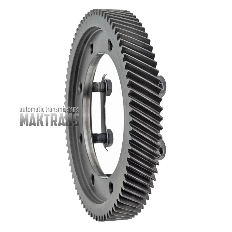 Koło zębate śrubowe mechanizmu różnicowego TOYOTA U340E  [79 zębów, 4 nacięcia, śr. zewn. 197 mm, 8 otworów mocujących]