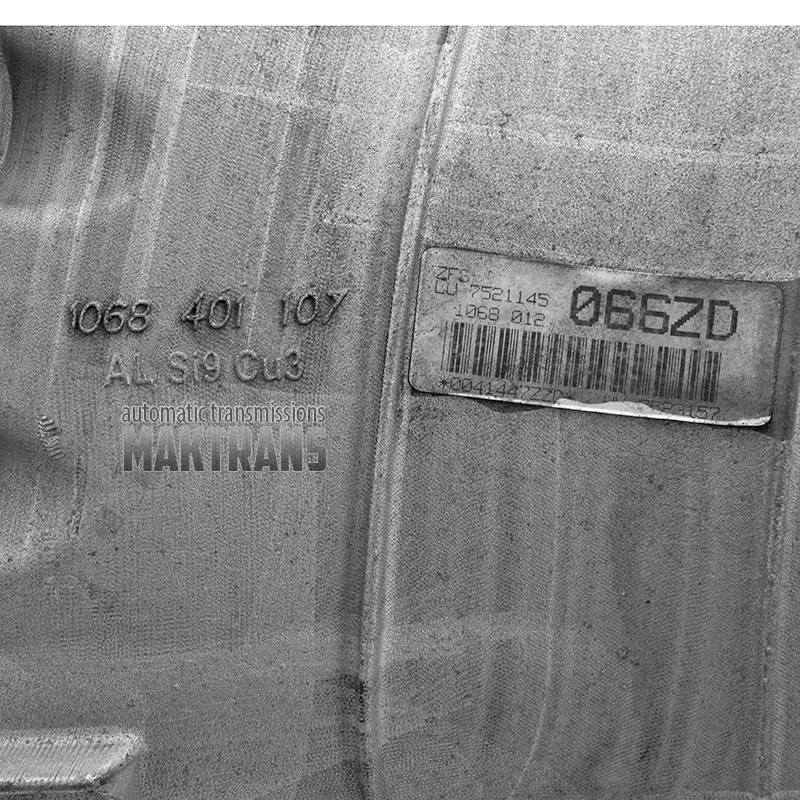 Obudowa skrzyni biegów [2WD / RWD] ZF 6HP26  1065 401 107 1068 010 035 1065401107 1068010035