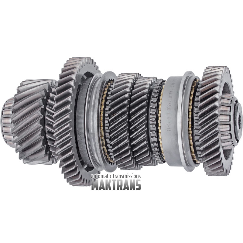 Wał napędowy mechanizmu różnicowego nr 2 VAG DQ200 0AM / 21T (Ř 70mm), 26T (Ř 65mm), 42T (Ř 106,20mm), 35T (Ř 73,20mm), 32T (Ř 66,70mm), 37T (Ř 82,60mm)