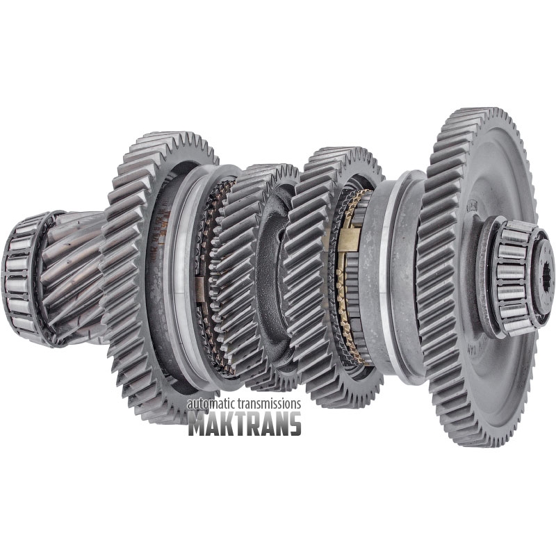 Wał napędowy mechanizmu różnicowego nr 1 VAG DQ200 0AM GEN1 [MLE] 15T (Ř 54mm), 48T (Ř 120mm), 42T (Ř 87mm), 47T (Ř 102,50mm), 63T (Ř 134,70mm)