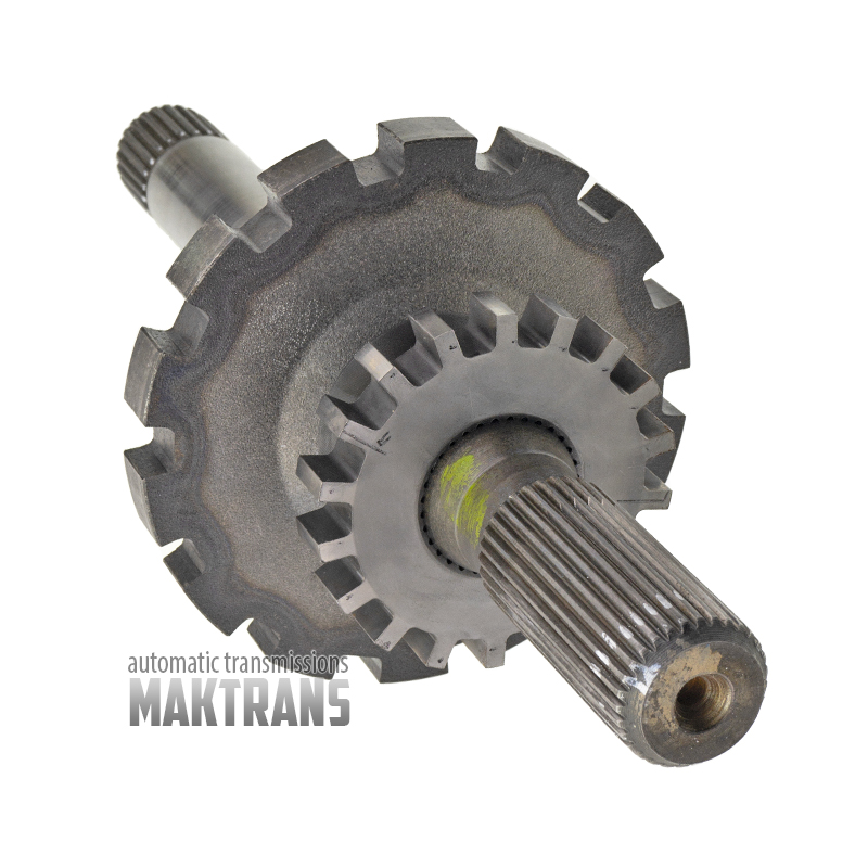 Wał wyjściowy FORD 4R100  [całkowita długość wału 363 mm, 31 wypust,  zewn.Ø 34.40 mm / 25 wypusty, zewn.Ø 32.70 mm / 34 wypusty, zewn.Ø 36.80 mm]