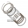 Zestaw tarcz ciernych i przekładek stalowych B Clutch ZF 4HP16[3 tarcze cierne, całkowita grubość kompletu 15,75 mm]