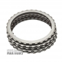 Zestaw tarcz ciernych i przekładek stalowych B Clutch ZF 4HP16[3 tarcze cierne, całkowita grubość kompletu 15,75 mm]