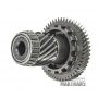 Koło zębate napędowe mechanizmu różnicowego Hyundai / KIA A6GF1 4572026000 (stalowa bieżnia łożyska, 51T, OD 129mm, bez oznaczeń / 18T, OD 65.80mm, 2 oznaczenia)