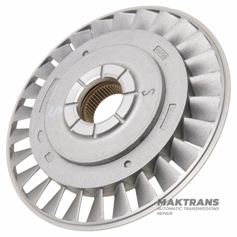 Koło reaktora sprzęgła hydrokinetycznego FORD 8F35 [typ S] [43 wypusty, śr. zewn. 184 mm]