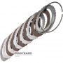 Zestaw tarcz ciernych i przekładek stalowych FORWARD Clutch FORD AOD AODE AODE-W 4R70W 4R75E 4R75W [całkowita grubość zestawu 23,55 mm, 5 tarcz ciernych, dysk oporowy 7 mm]
