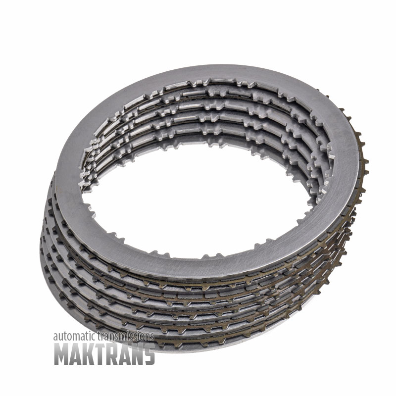 Zestaw tarcz ciernych i przekładek stalowych E Clutch [FORWARD] FORD 10R60 LP5P-7P211-BA LP5P-7A262-AA [całkowita grubość kompletu 27,25 mm, 5 tarcz ciernych]