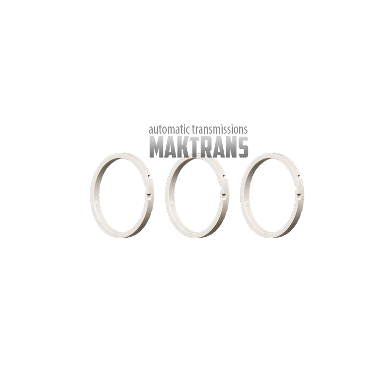 Komplet pierścieni dzielonych teflonowych i plastikowych JATCO JF017E [2 pierścienie teflonowe, 8 pierścieni plastikowych]