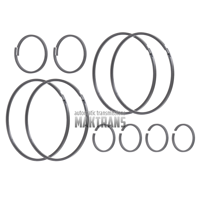 Zestaw dzielonych pierścieni plastikowych i teflonowych Hyundai /KIA A6LF1 [11 pierścieni w komplecie]