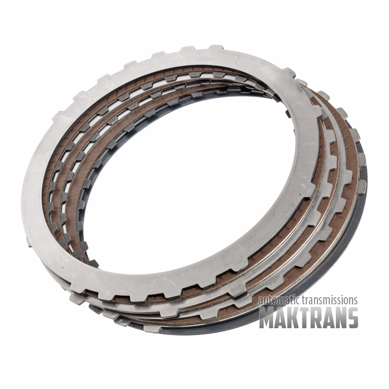 ​​​​​​​Komplet przekładek stalowych i tarcz ciernych F Clutch ZF 4HP16 [całkowita grubość kompletu 12,60 mm, 3 tarcze cierne]