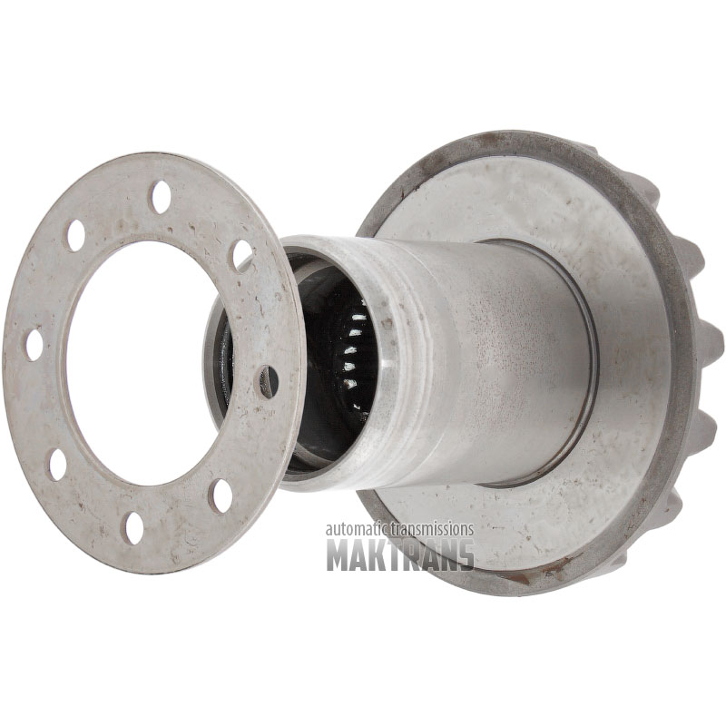 Koło zębate półosi mechanizmu różnicowego Hyundai / KIA A6LF1 A6LF2 A6LF3 [zewnętrzna Ø szyjki 43 mm, wysokość całkowita 76 mm, zew. Ø koła zębatego 84,55 mm]