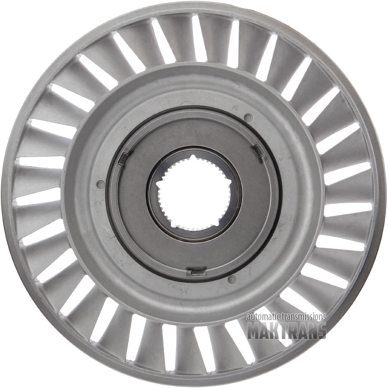 Koło reaktora sprzęgła hydrokinetycznego ZF 8HP70 870RE (7658) 0711001979 / [pod podkładkę oporową łożyska z 3 zębami mocującymi]
