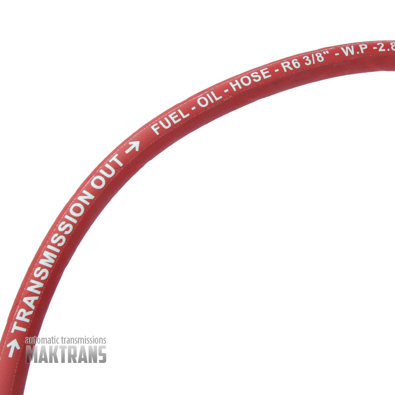 Wąż hydrauliczny niskociśnieniowy 10mm / 1 metr (oznaczenie węża Transmisja OUT / RED)