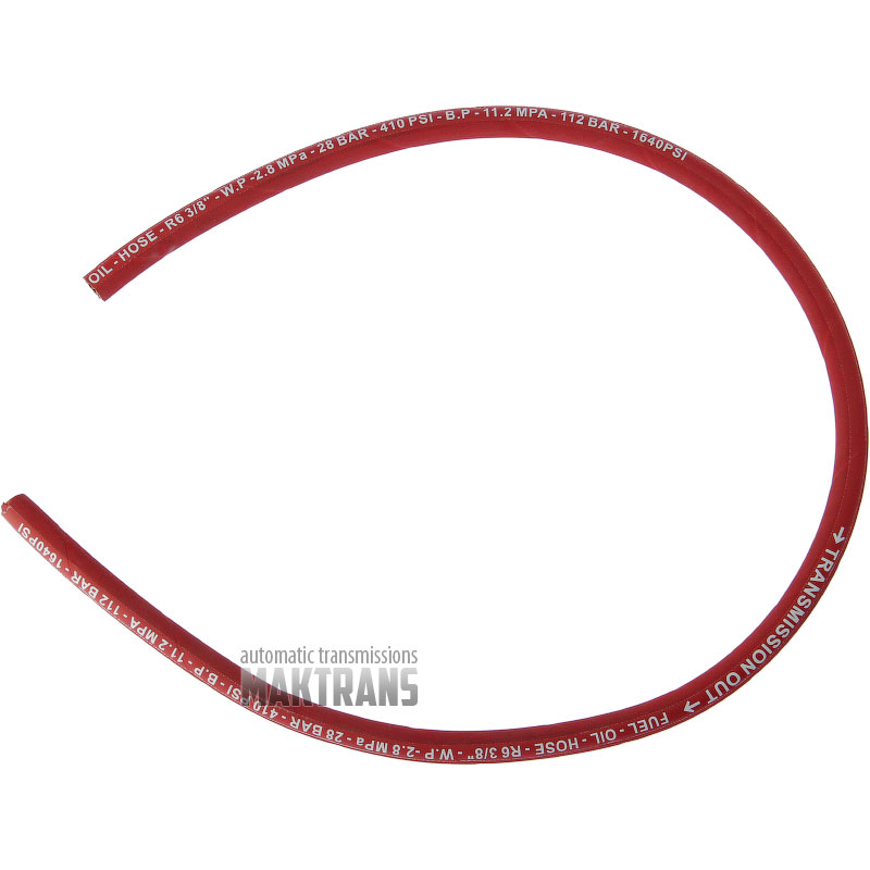 Wąż hydrauliczny niskociśnieniowy 10mm / 1 metr (oznaczenie węża Transmisja OUT / RED)
