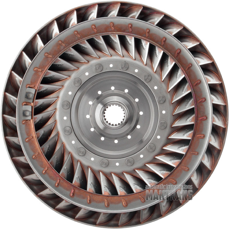 Koło turbiny przekładni hydrokinetycznej Hyundai / KIA A6MF1 A6MF3 - oznaczenie łopatki 6F91 1L-1R, do przekładni hydrokinetycznych MB, MD, PA