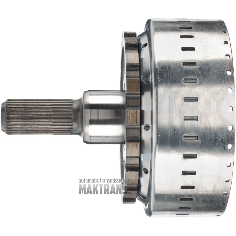 Wał wyjściowy skrzyni biegów GM 6L80 6L90 / [wysokość całkowita 209 mm, 32 wypusty (śr. zewnętrzna 34,70 mm)]