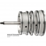 Tłok taśmy Overdrive RE4F03A - wysokość całkowita 129,40 mm, 3169131X01, 3161131X13, 3169531X09, 3160531X21, 3161531X02, 3160531X20, 3161831X03
