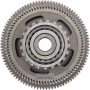 Koło napinające napędu różnicowego FORD eCVT HF45 LX68-7H348-BA - wysokość całkowita 105 mm, 21 zębów (Ø zewn. 85,70 mm), 83 zęby (Ø zewn. 144,60 mm), 93 zęby (Ø zewn. 165,85 mm) - zdemontowane z nowych skrzyń biegów