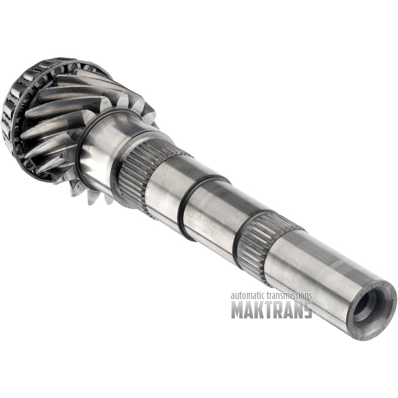 Wał wyjściowy Nr 1 VAG DSG7 DQ200 0AM 0AM311205F / koło zebate napędowe mechanizmu różnicowego 15 zębów (zewnętrzna Ø 53,80 mm)