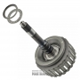 Wał wejściowy i kosz Forward Clutch kompletne TOYOTA AC60E AC60F [długość całkowita wału 219 mm, 20 wypustów (śr. 21,40 mm), Forward Clutch 5 tarcz ciernych]