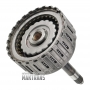 Wał wejściowy i kosz Forward Clutch kompletne TOYOTA AC60E AC60F [długość całkowita wału 219 mm, 20 wypustów (śr. 21,40 mm), Forward Clutch 5 tarcz ciernych]