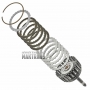 Wał wejściowy i kosz Forward Clutch kompletne TOYOTA AC60E AC60F [długość całkowita wału 219 mm, 20 wypustów (śr. 21,40 mm), Forward Clutch 5 tarcz ciernych]