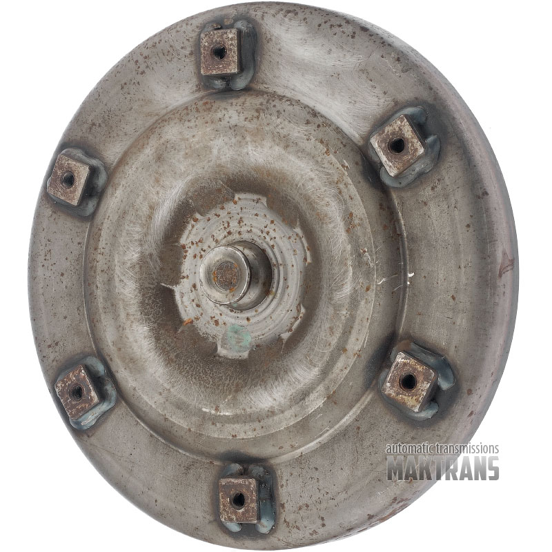 Osłona przednia sprzęgła hydrokinetycznego TOYOTA AC60 / [Ø zew. 299,80 mm, 6 otworów montażowych (Ø wew. 7,60 mm), Ø zew. pilota 31,90 mm]
